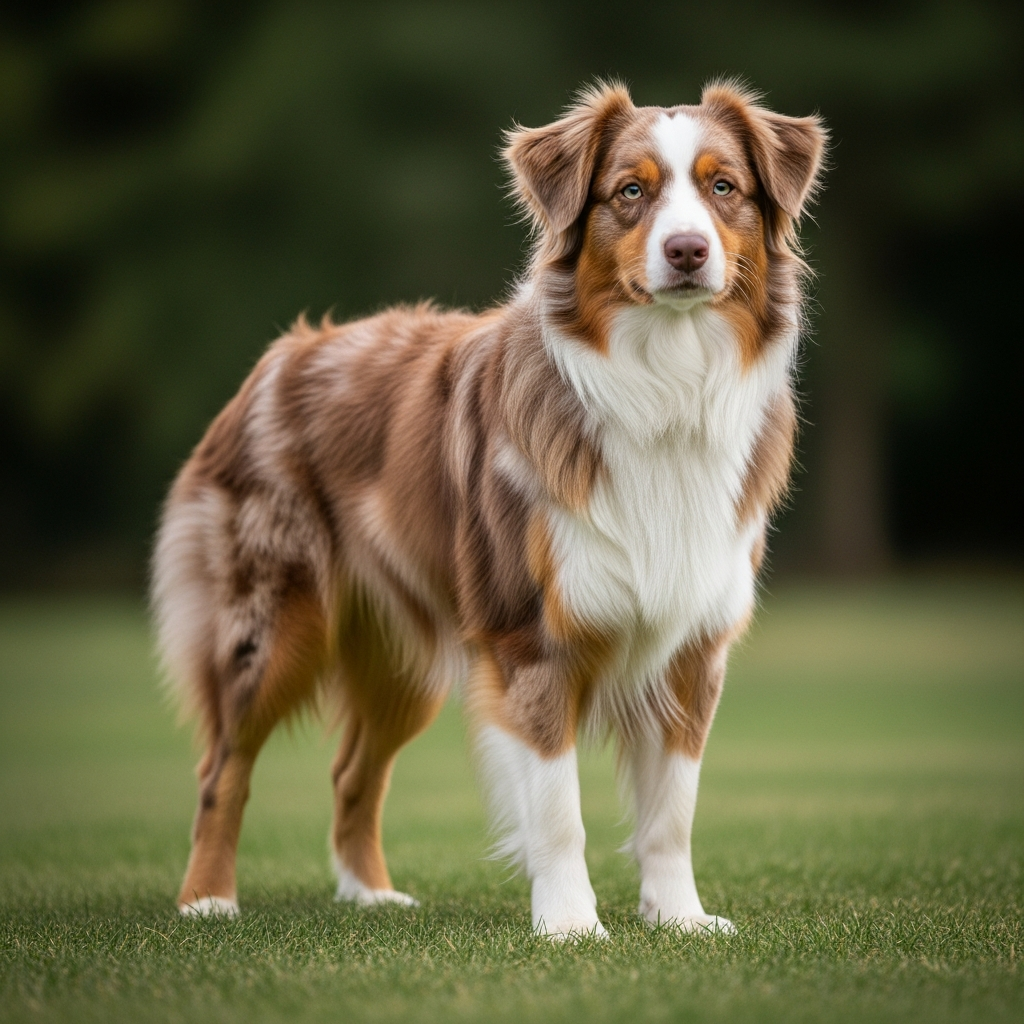 Австралійська вівчарка - Червоний мерль