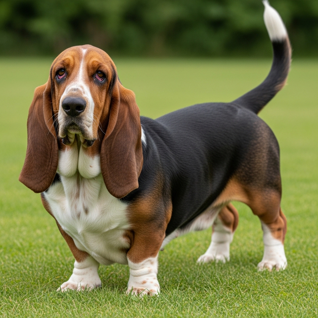 Бассет-хаунд - Триколор