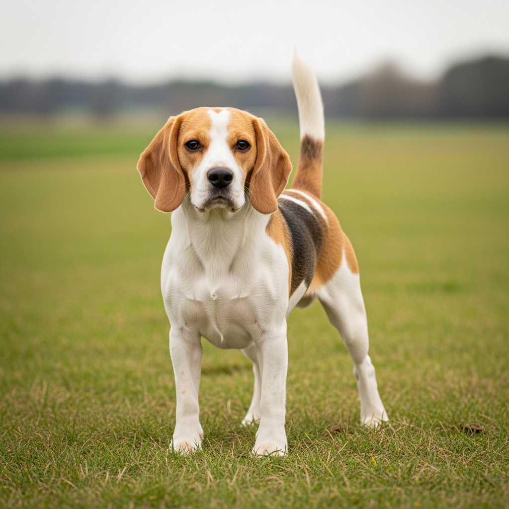 Бігль - Лимонно-білий
