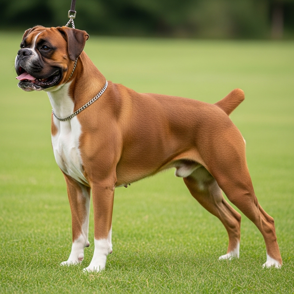 Боксер - Рудий з білим