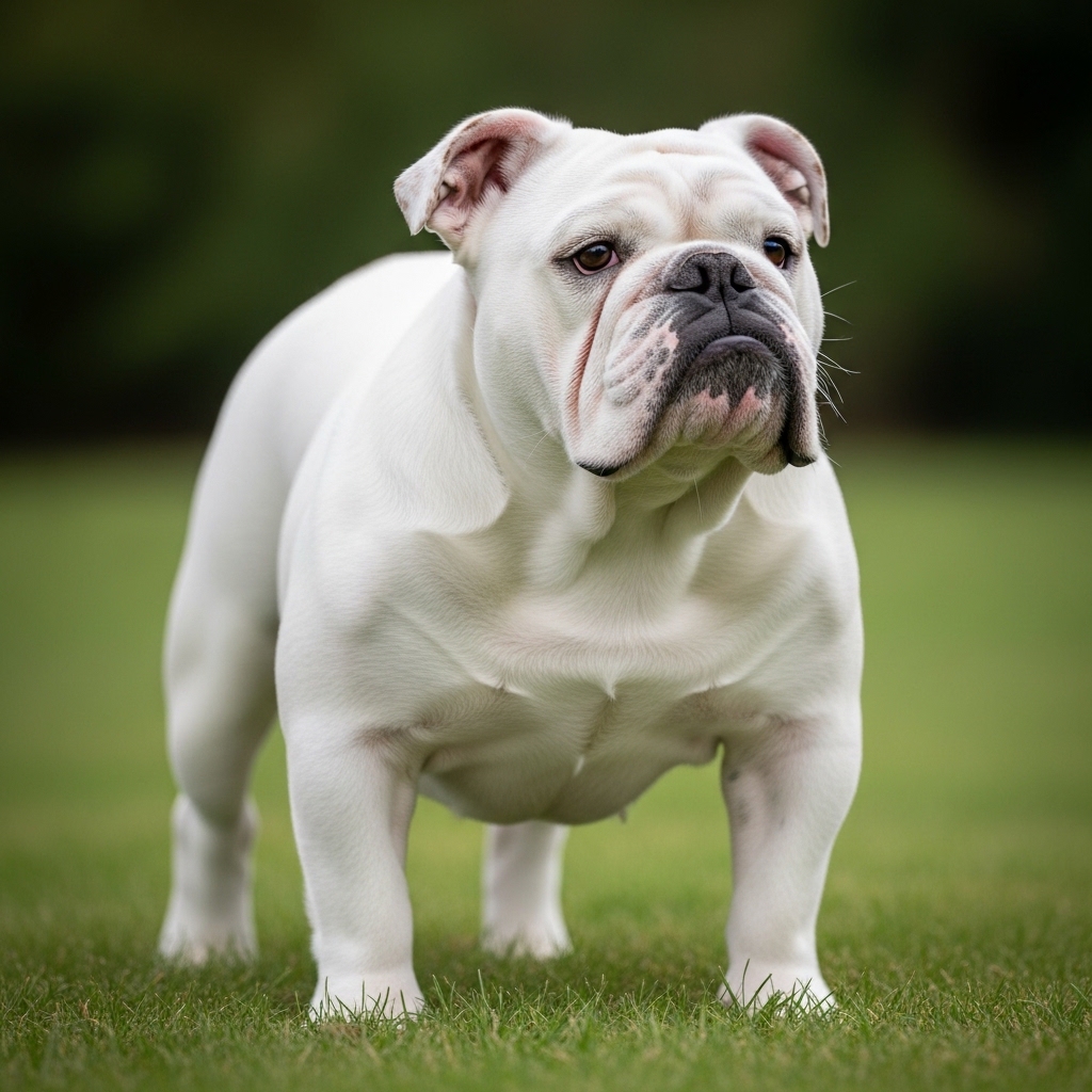 Англійський бульдог - Білий