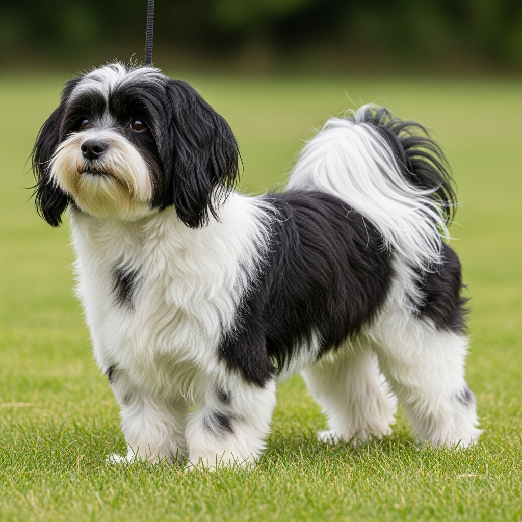 Хаванський бішон - Чорно-білий