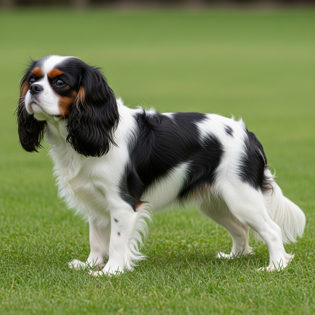 Кавалер-кінг-чарльз-спанієль - Триколор