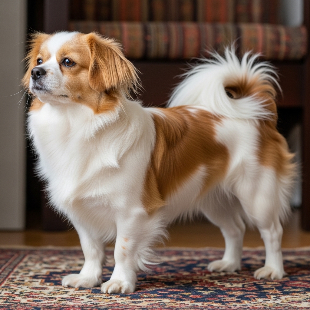 Тибетський спанієль - Біло-золотистий