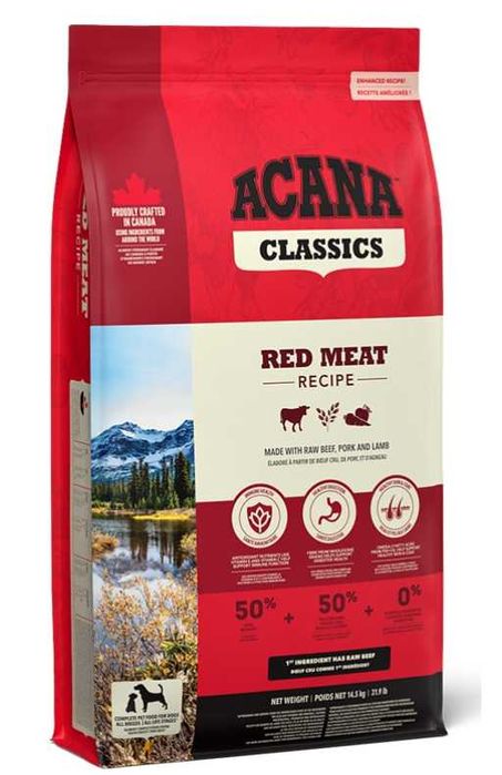 ACANA CLASSICS червоний м'ясний корм 14.5 кг